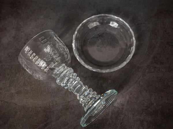 גביע קידוש קריסטל מהודר